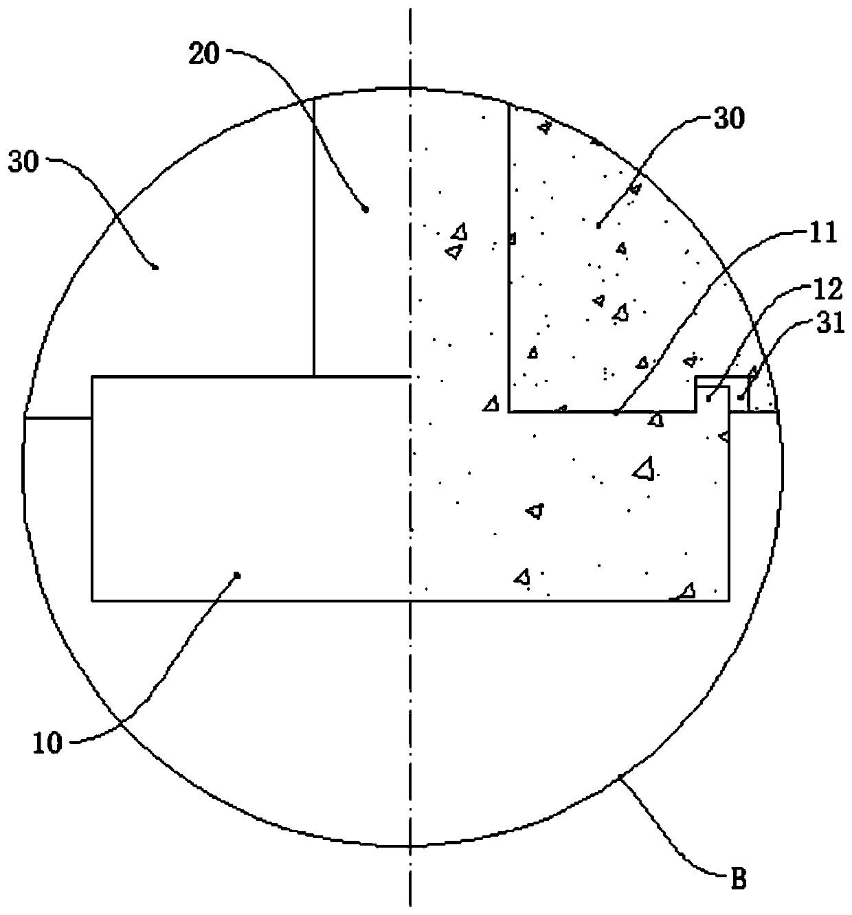 Fabricated concrete enclosure wall