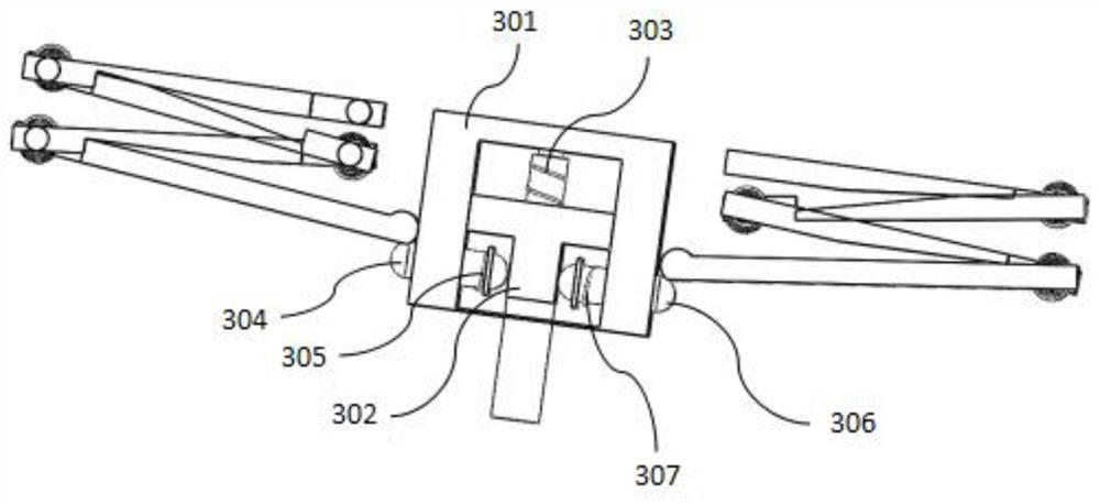 A kind of landing device for miniature flapping-wing aircraft