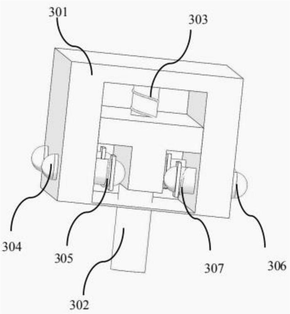 A kind of landing device for miniature flapping-wing aircraft