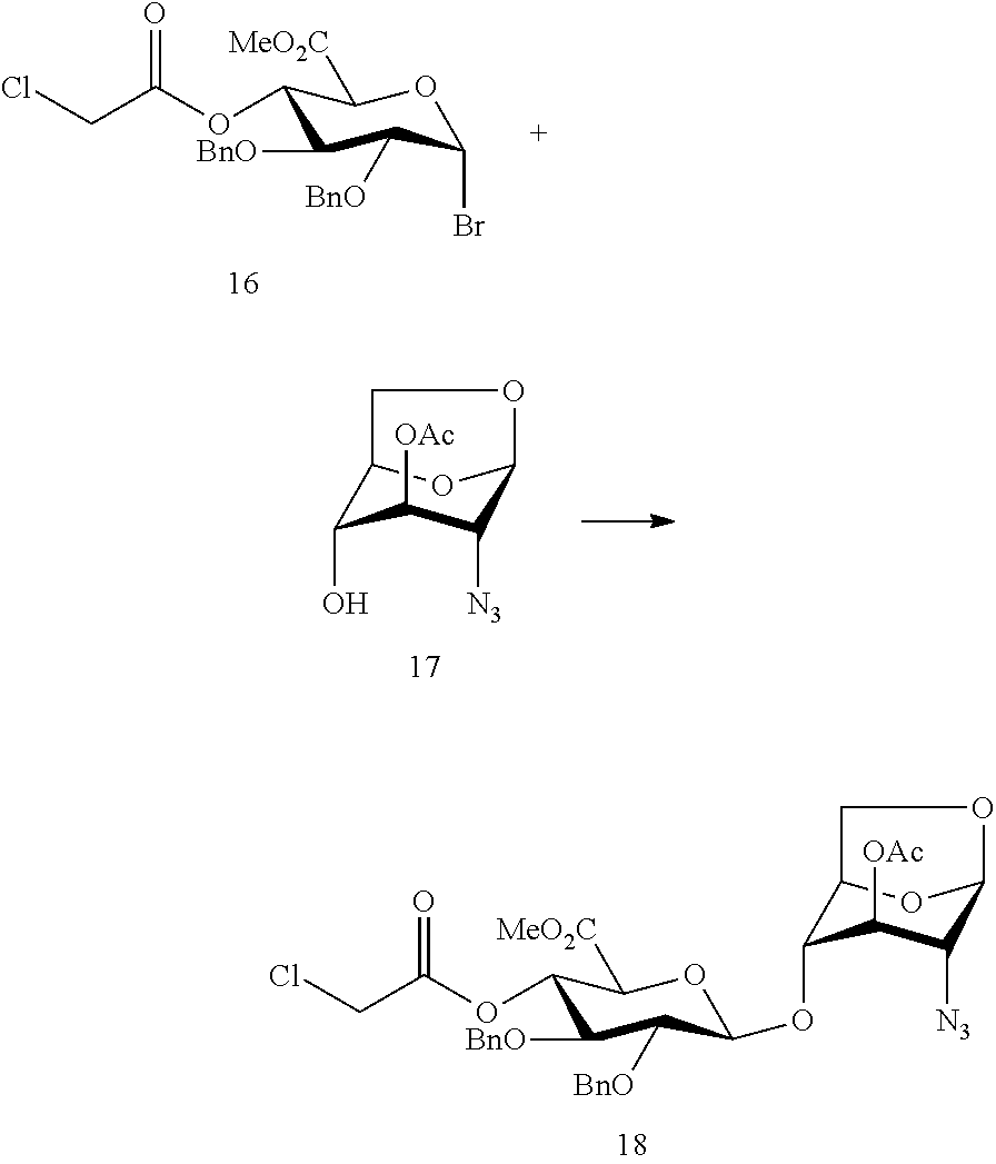 Disaccharide intermediate and synthesis method thereof