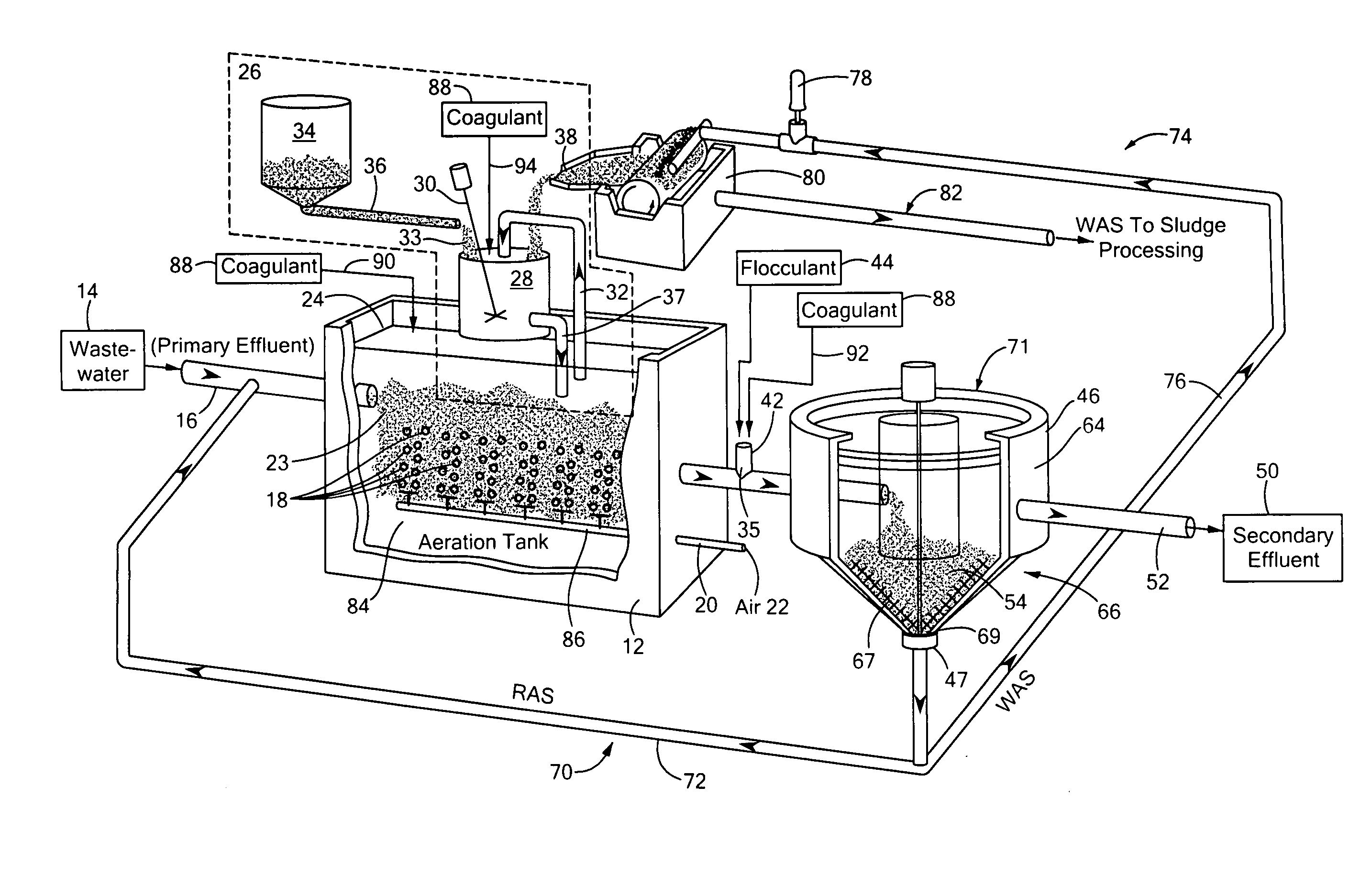 System and method for enhancing an activated sludge process