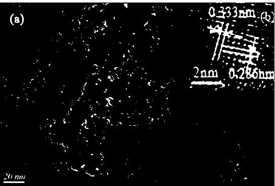 Nano zirconium dioxide with high specific surface area and synthesis method thereof