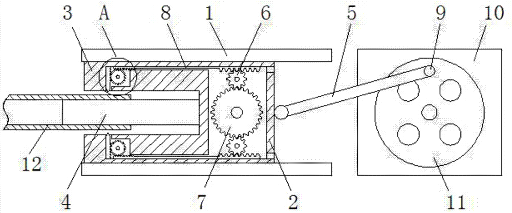 Mechanical dragging cutting equipment