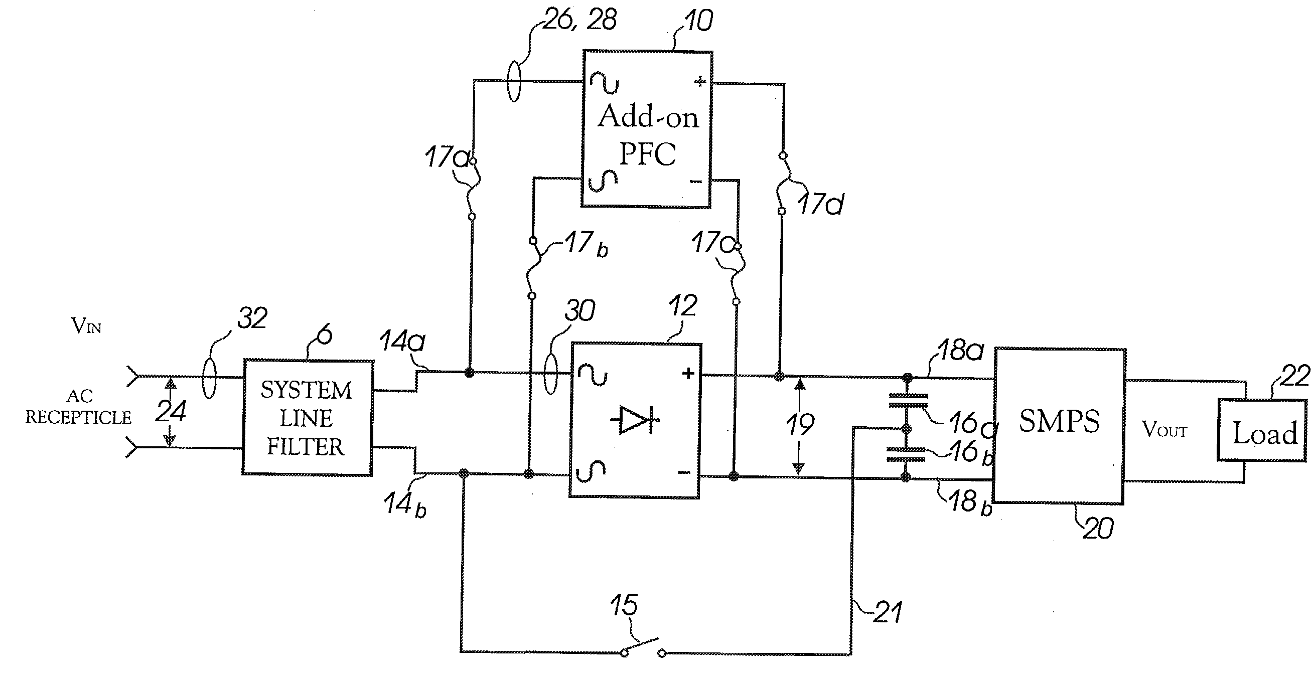 System and method for providing power factor correction