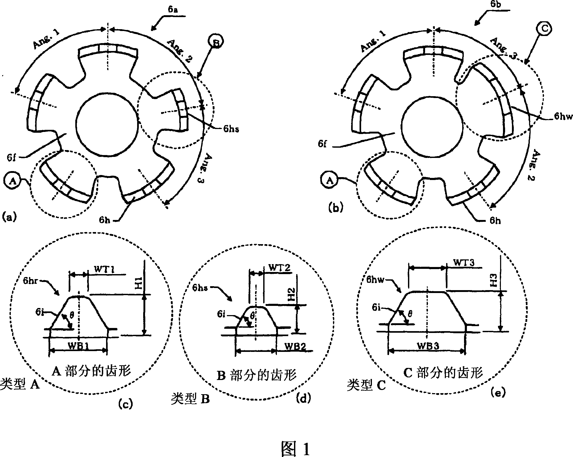 Stepping motor for generating vibration