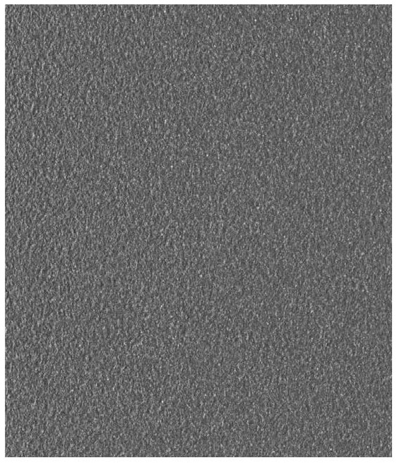 Matt dry grain glaze, ceramic tile with matt dry grain glaze effect and preparation method thereof