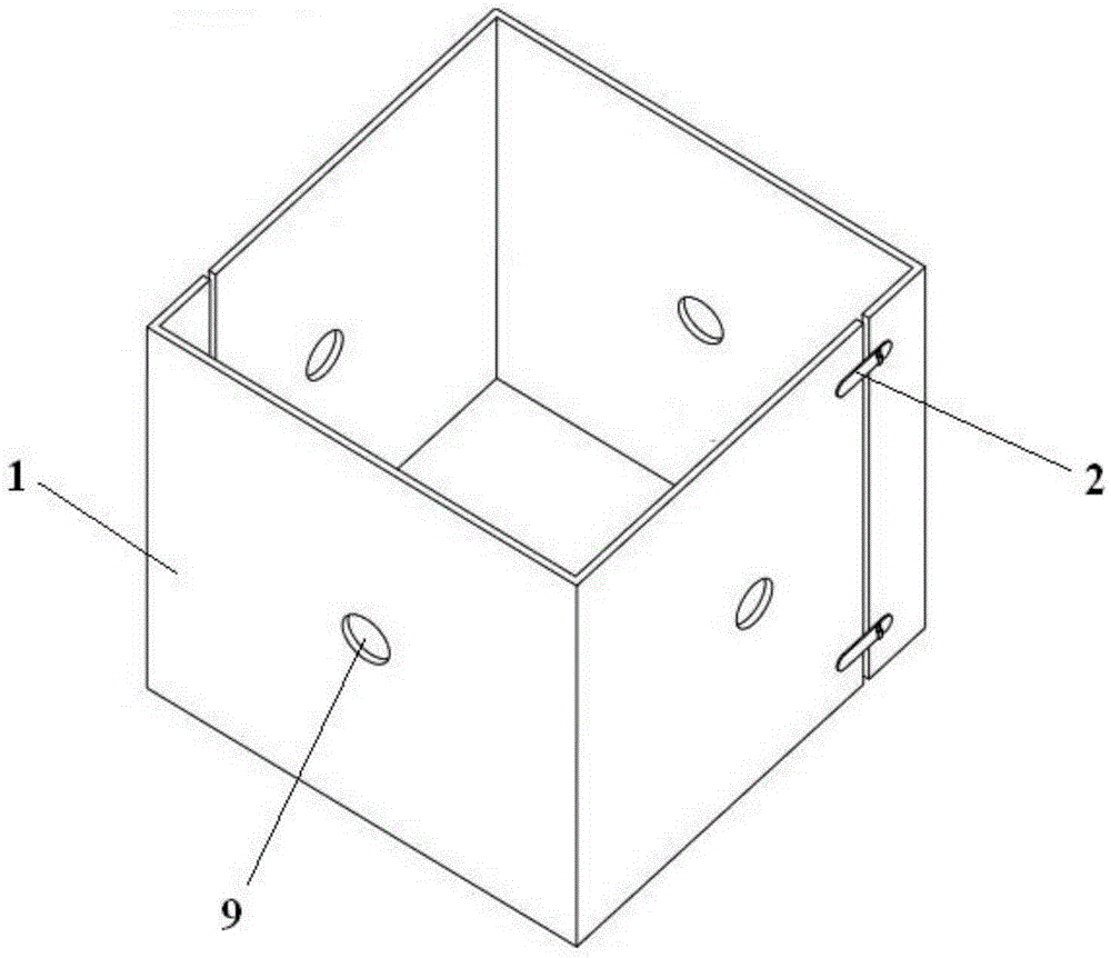 Device for detecting steel tie rod or inhaul cable and application