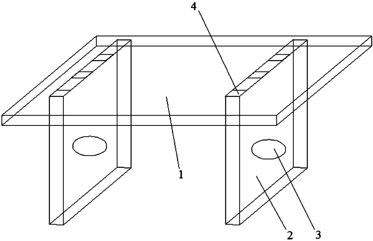 Anti-collision damper support and production method thereof