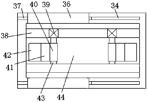 Novel medicinal material grinding table device