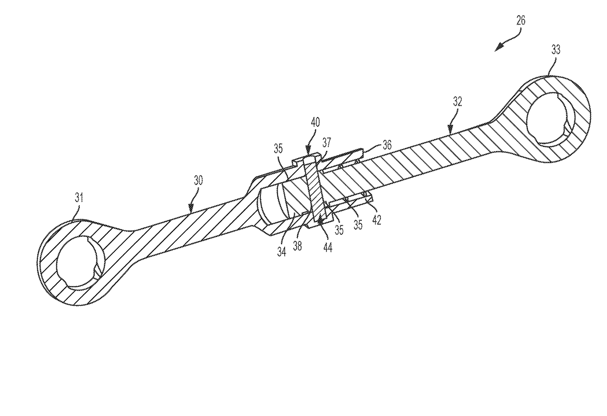 Fusible link with coulomb damping