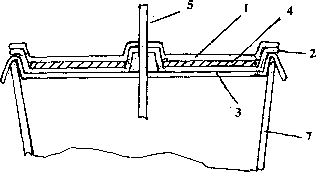 Cup cover capable of placing optical disk