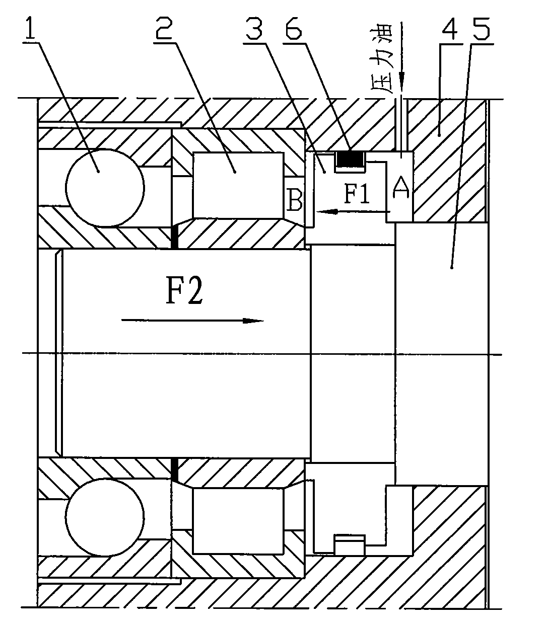 Annular balancing piston