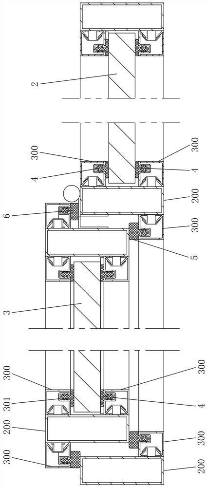 Splicing door and window system