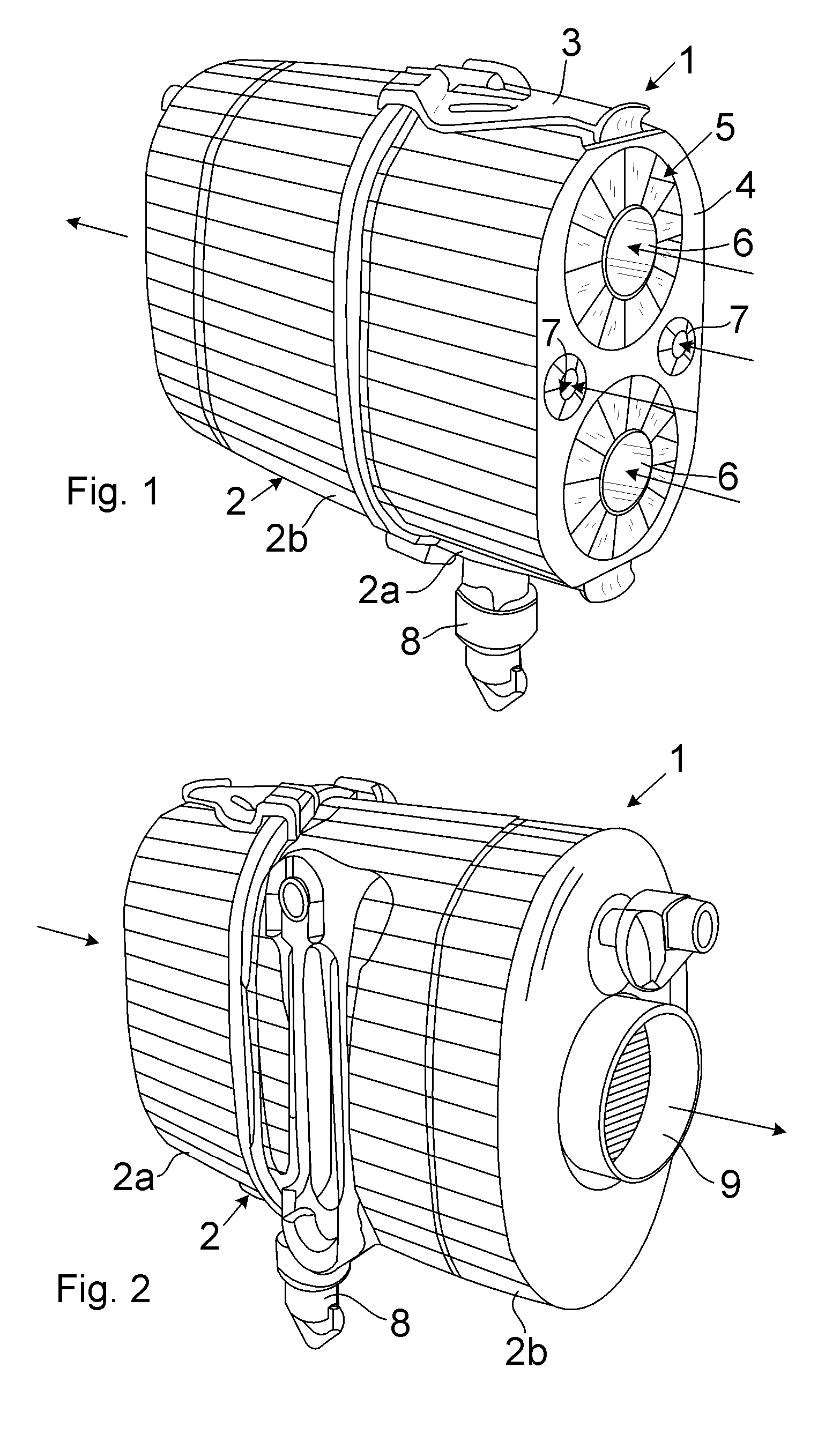 Filter for cleaning a fluid