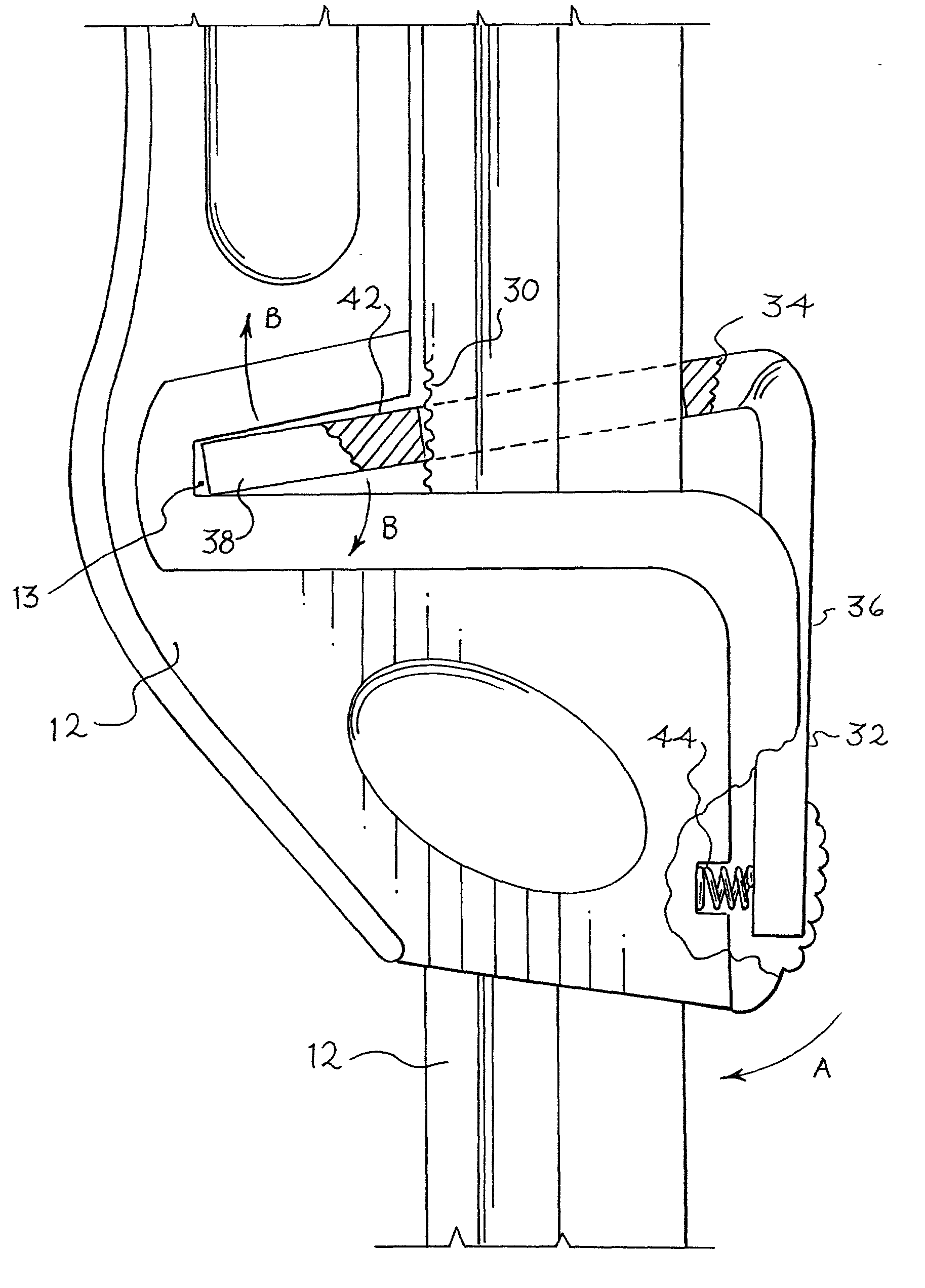 One hand pipe wrench