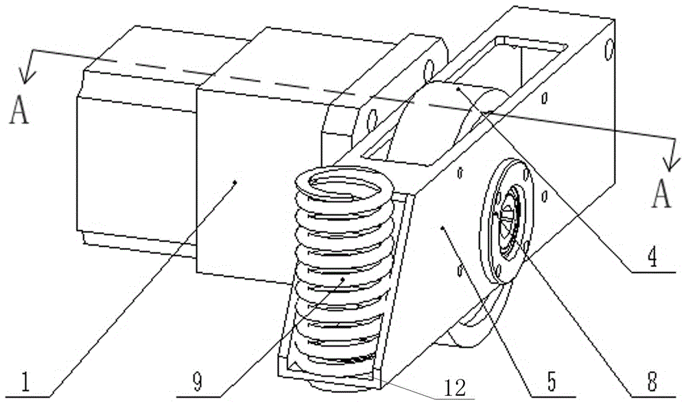 AGV (Automatic Guided Vehicle) independent suspension shock-absorbing driving unit