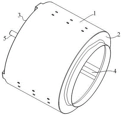 A drum washing machine inner drum and drum washing machine