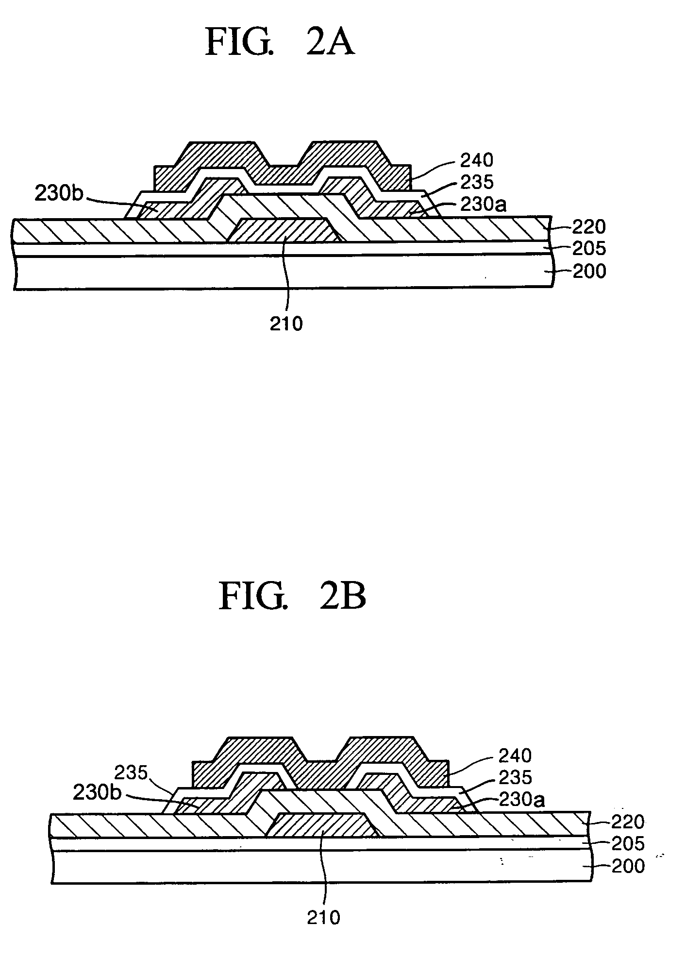 Organic thin film transistor including organic acceptor film