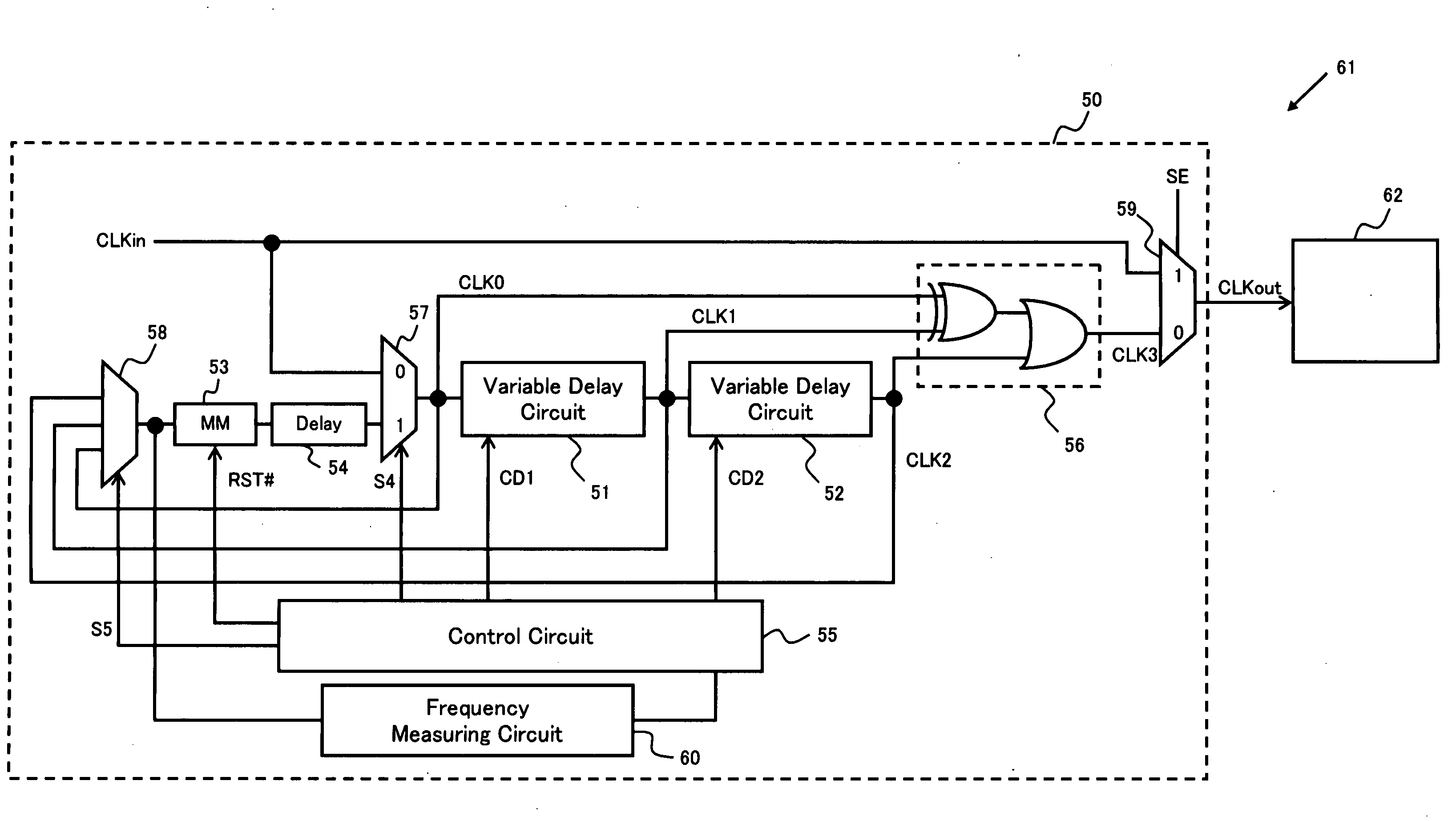 Ring Oscillation Circuit, Delay Time Measuring Circuit, Testing Circuit, Clock Generating Circuit, Image Sensor, Pulse Generating Circuit, Semiconductor Integrated Circuit, and Testing Method Thereof