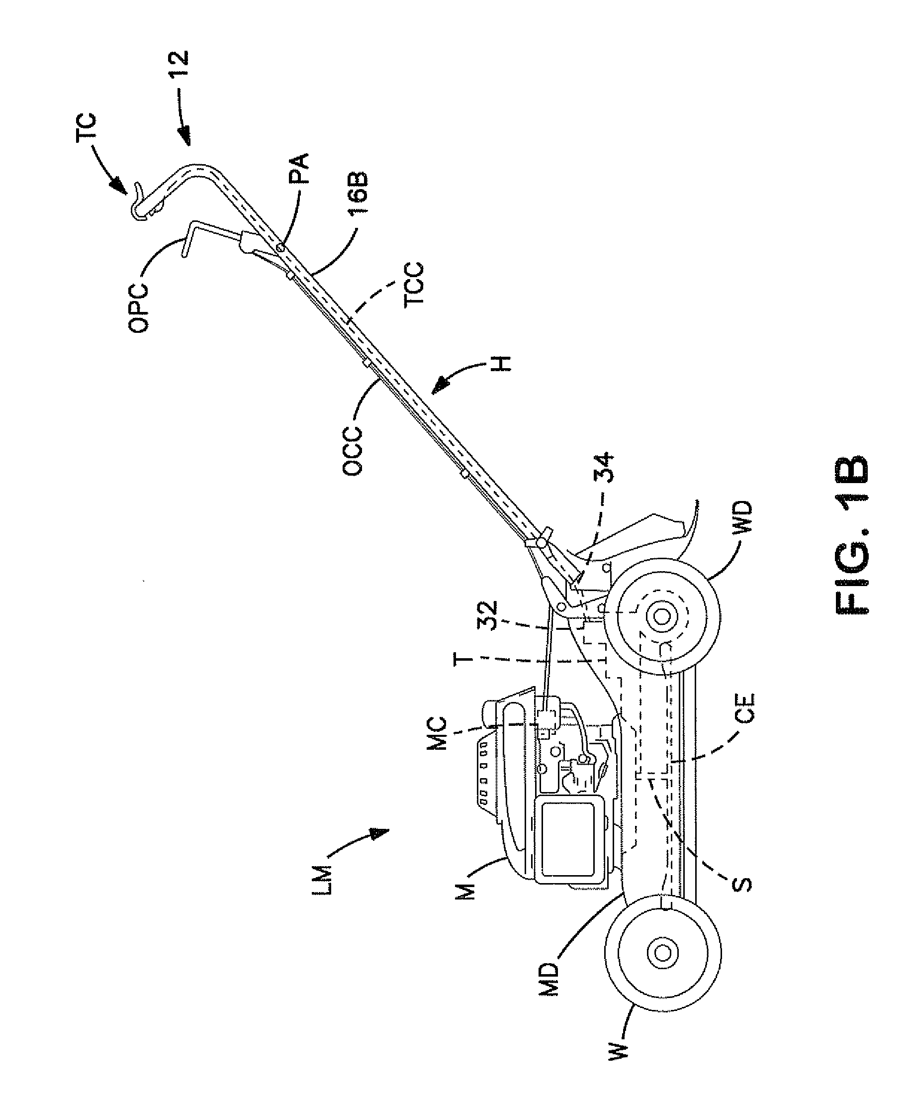 Variable speed transmission twist-grip throttle control apparatuses and methods for self-propelled mowing machine