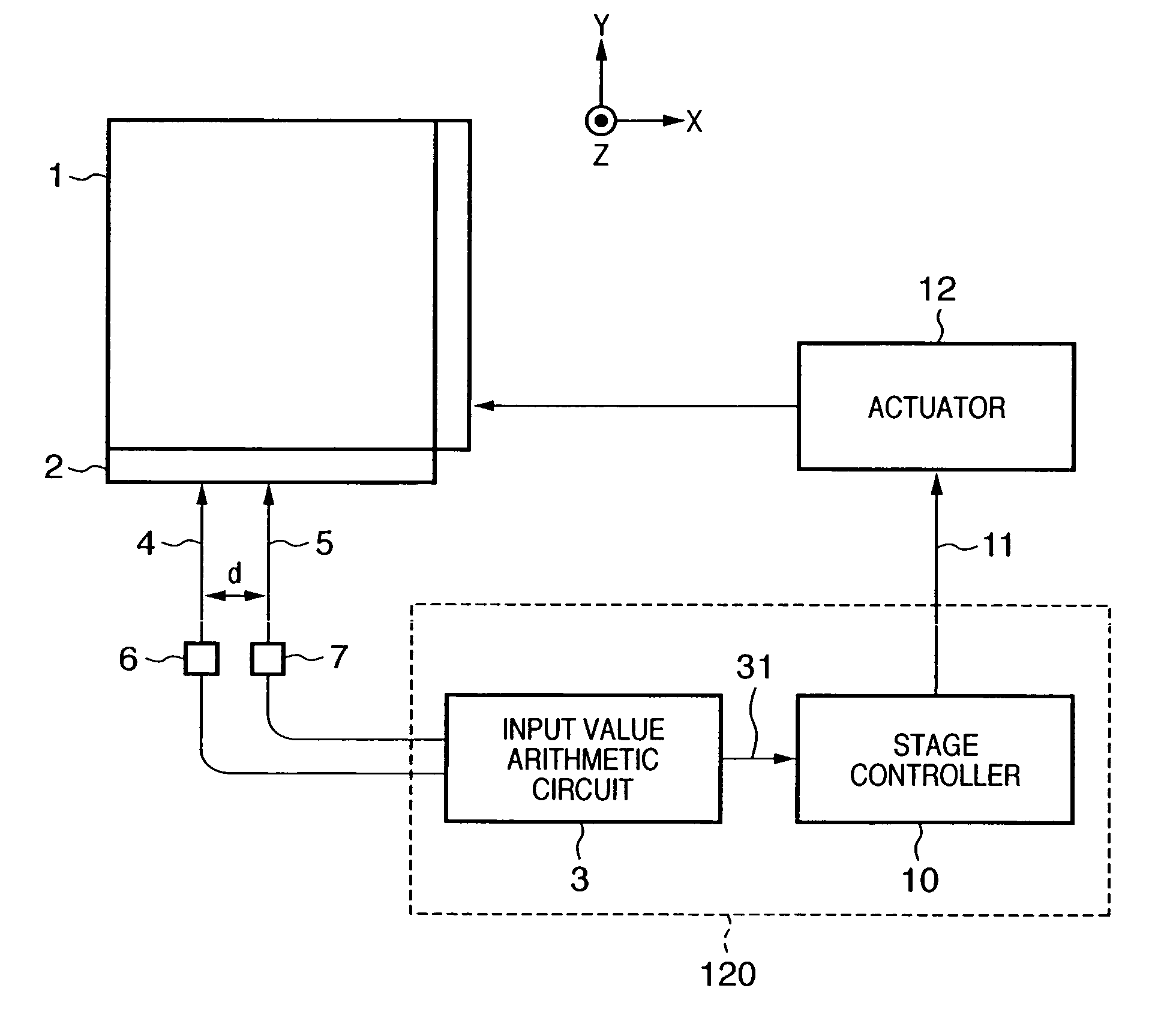 Driving control apparatus and method, and exposure apparatus