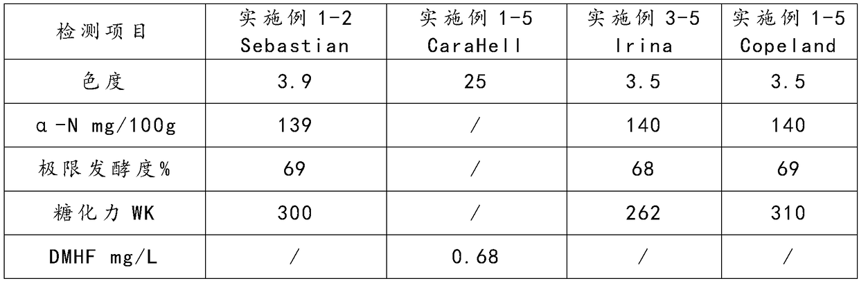 Alcohol-ester coordinated whole wheat Pearson beer and preparation method thereof