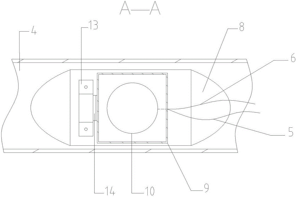 Device and method for mounting recyclable surrounding rock fracture monitoring acoustic emission sensor