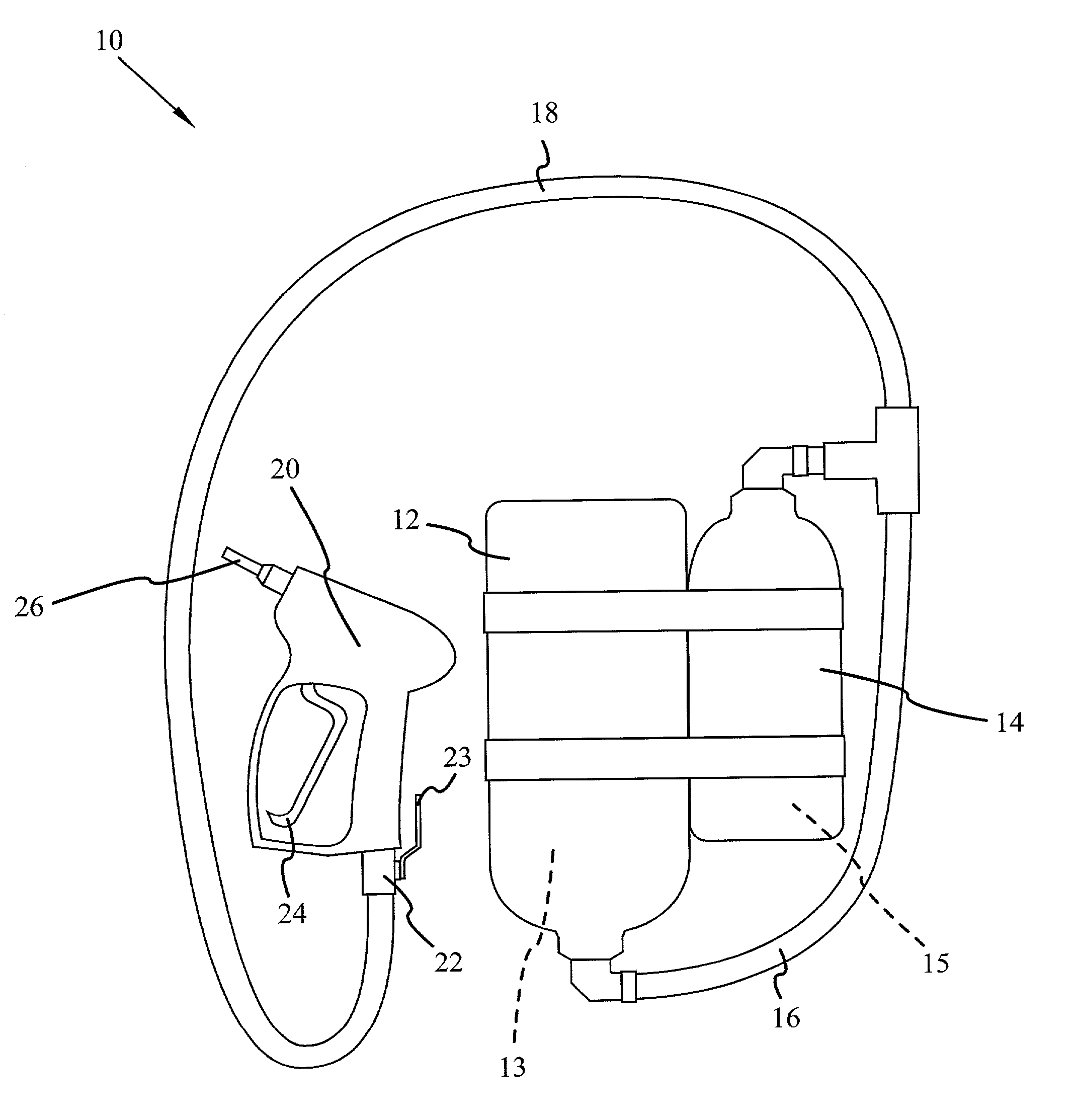 Pressurized sprayer