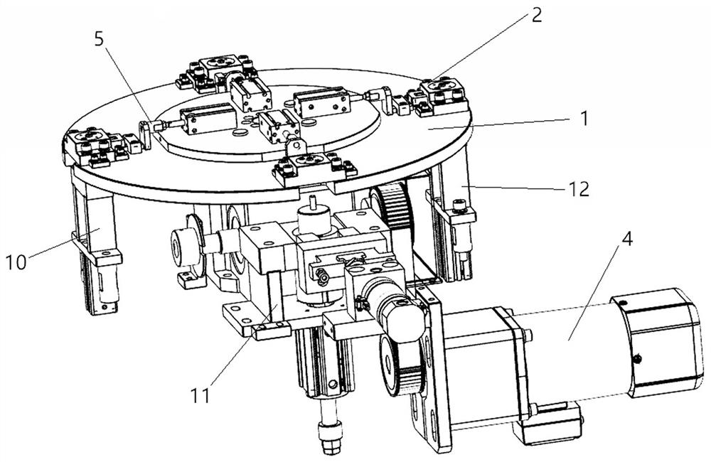 Silica gel pipe transferring carrier disc