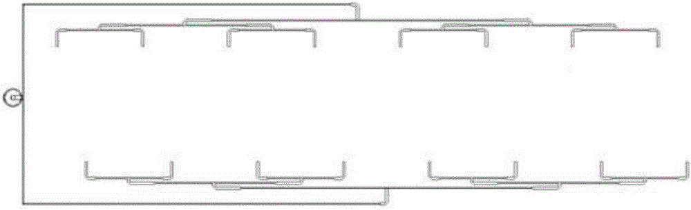 Micro wave high-frequency-band dual polarization small base station plate antenna