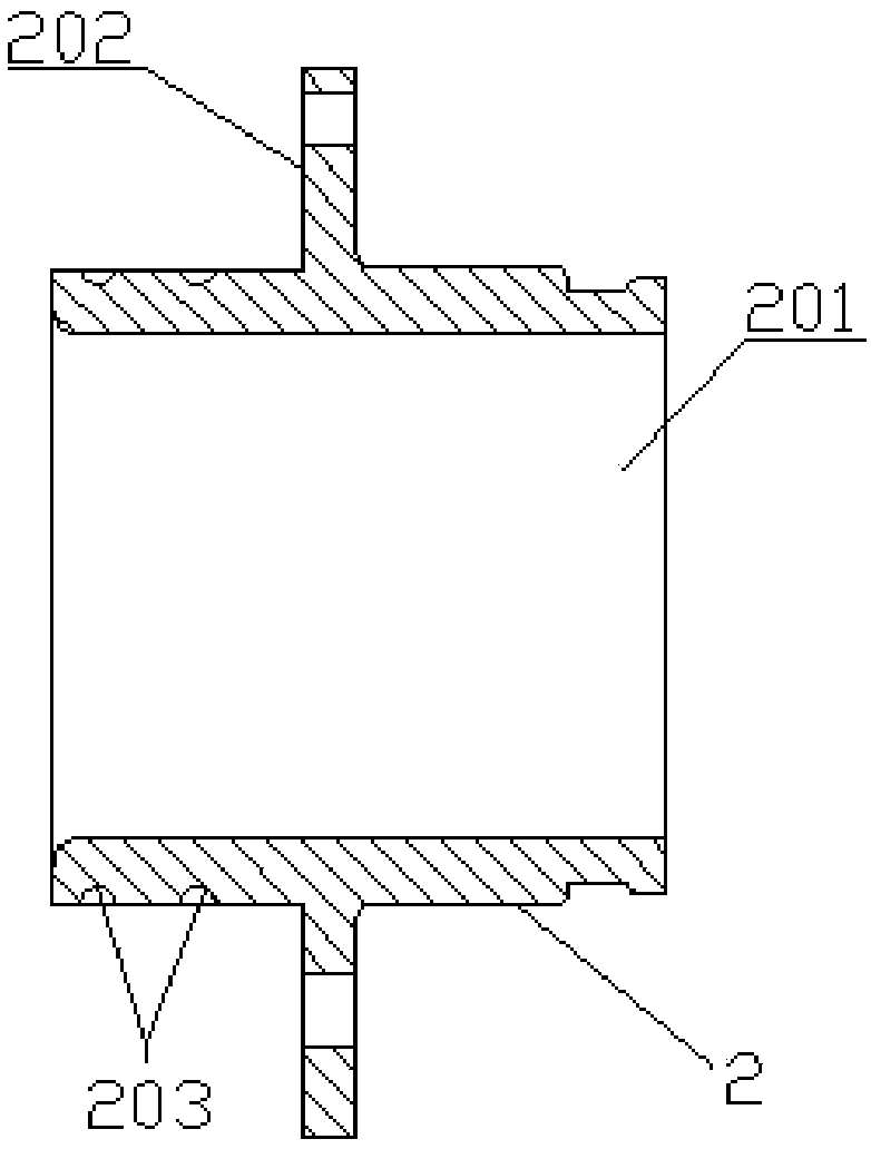 A turbocharger with axially variable section