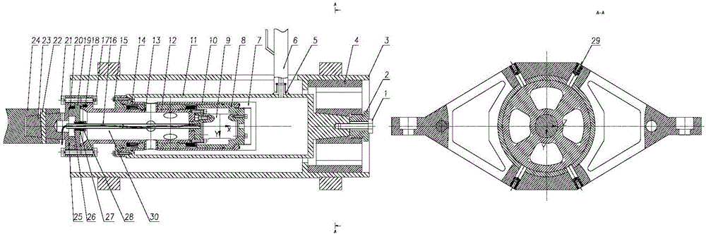 Low-speed wind tunnel thrust vector balance calibrating device