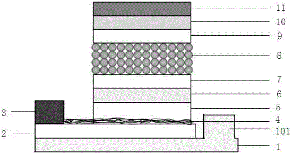 Quantum dot light-emitting field effect transistor and preparation method thereof