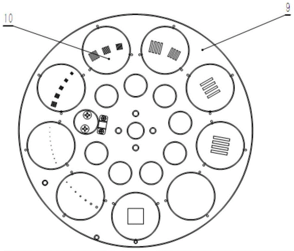 Portable wide-spectrum multiple-target light source device