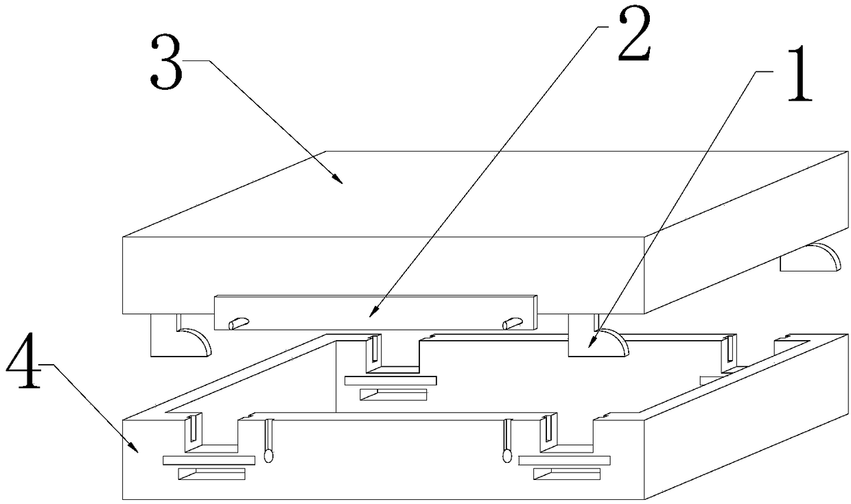 Anti-fake clamping hooking structure of paper pulp molding product