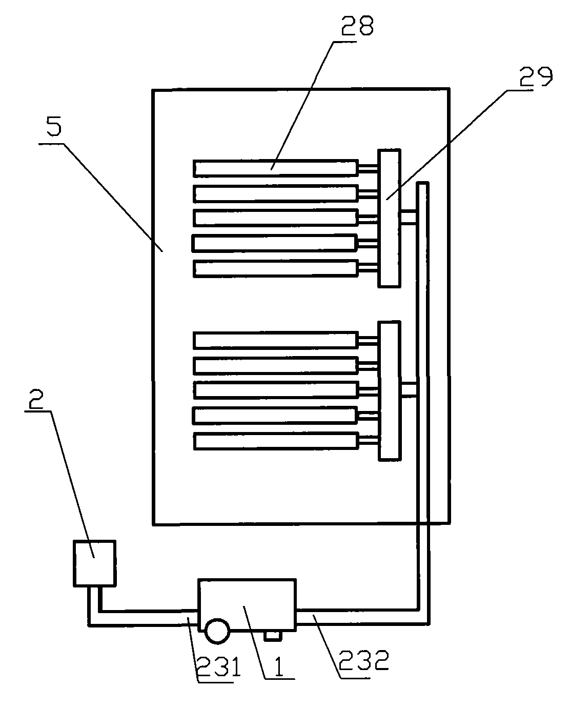 Coal-firing agricultural soil hot water sterilization machine