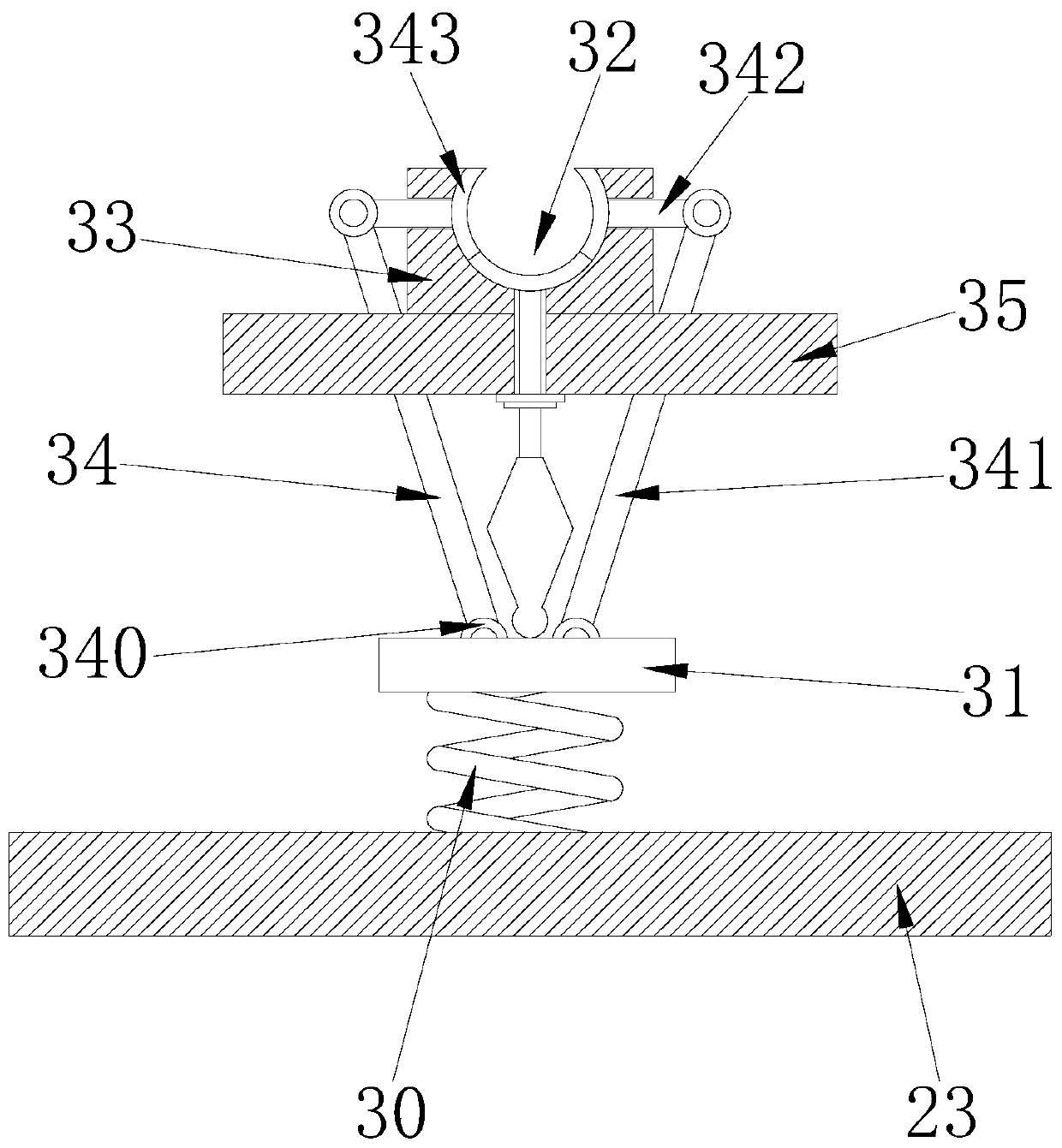 Insulating material production equipment used for production of electric wire and optical cable shell