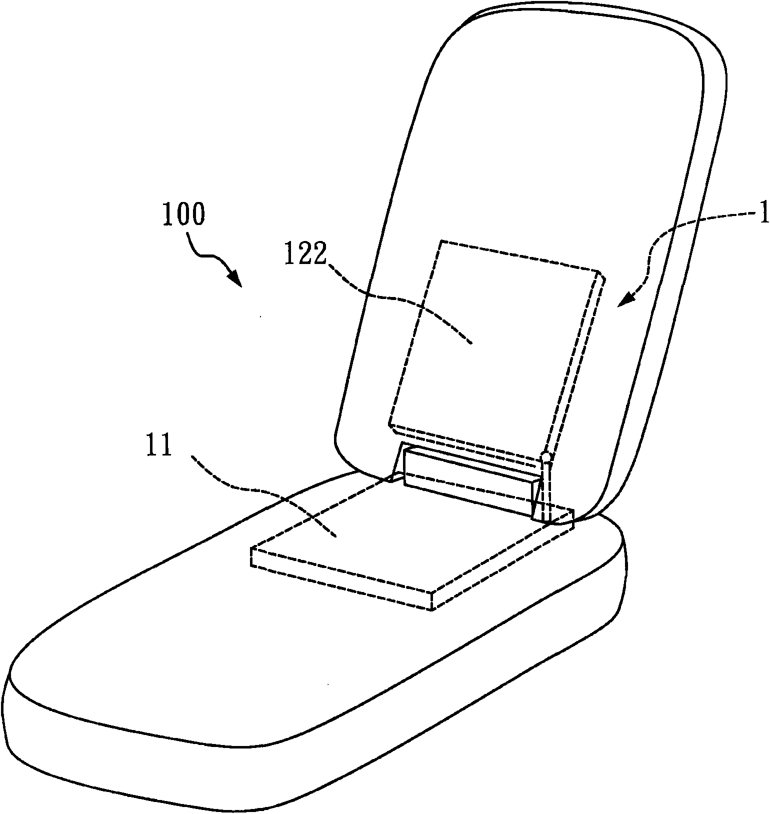 Multiband antenna and communication device with multiband antenna