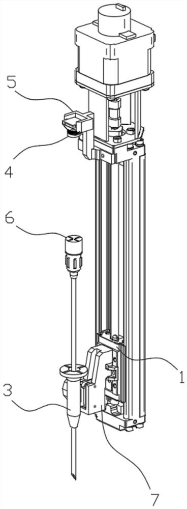 A space positioning and guiding device based on c-arm machine puncture