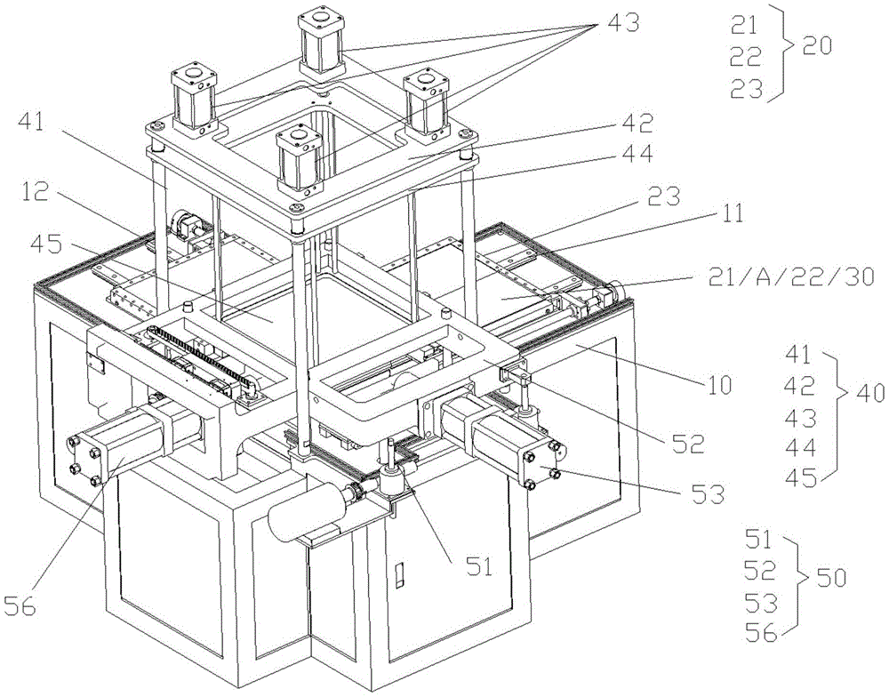 Fracture network seepage test apparatus for two-dimensional rock sample