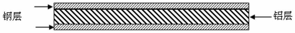 Aluminum-coated plate strip for kitchen ware and production method of aluminum-coated plate strip