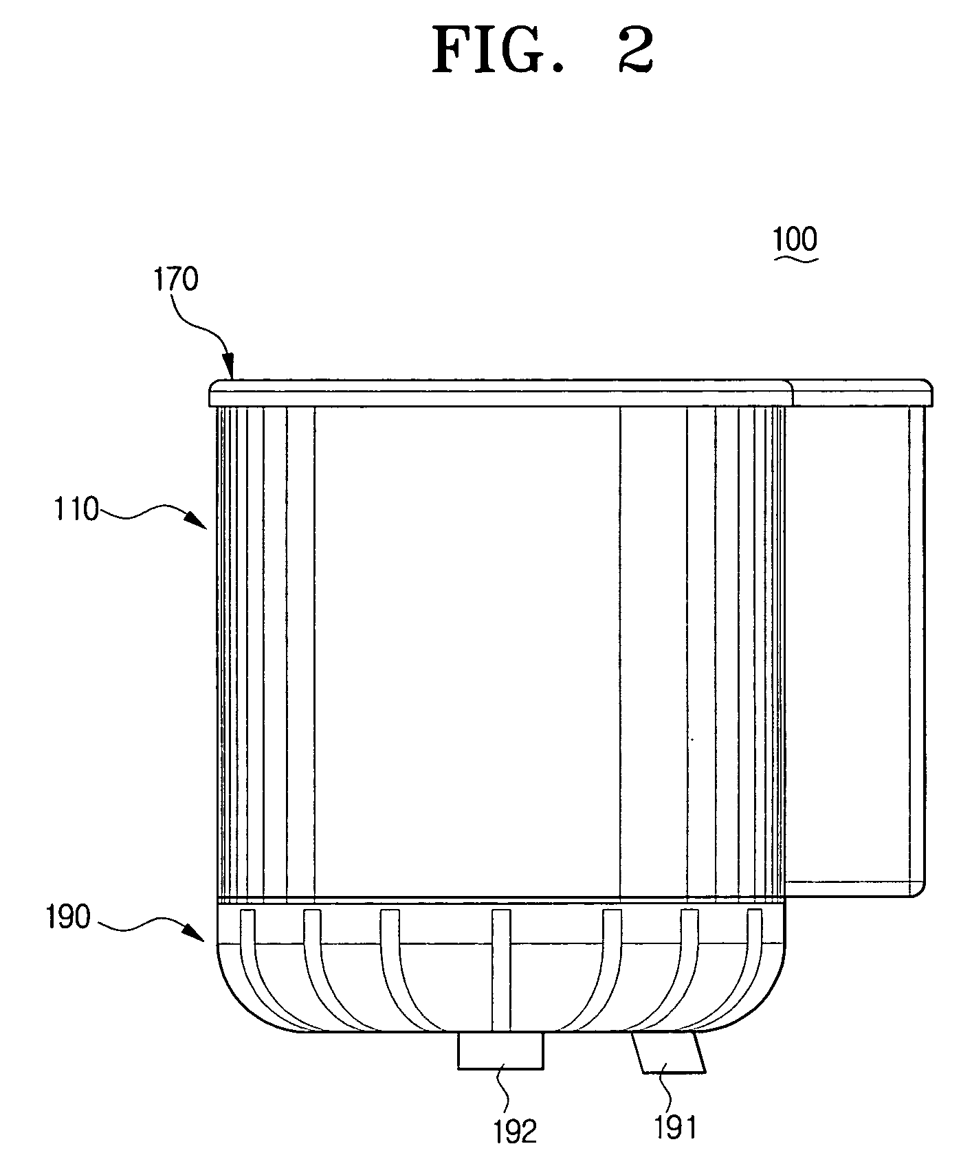 Multi-cyclone dust separating apparatus