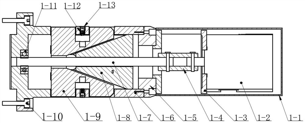 Mechanism for tensioning workpiece through electric screw tensioning shaft, regulation and control method and application