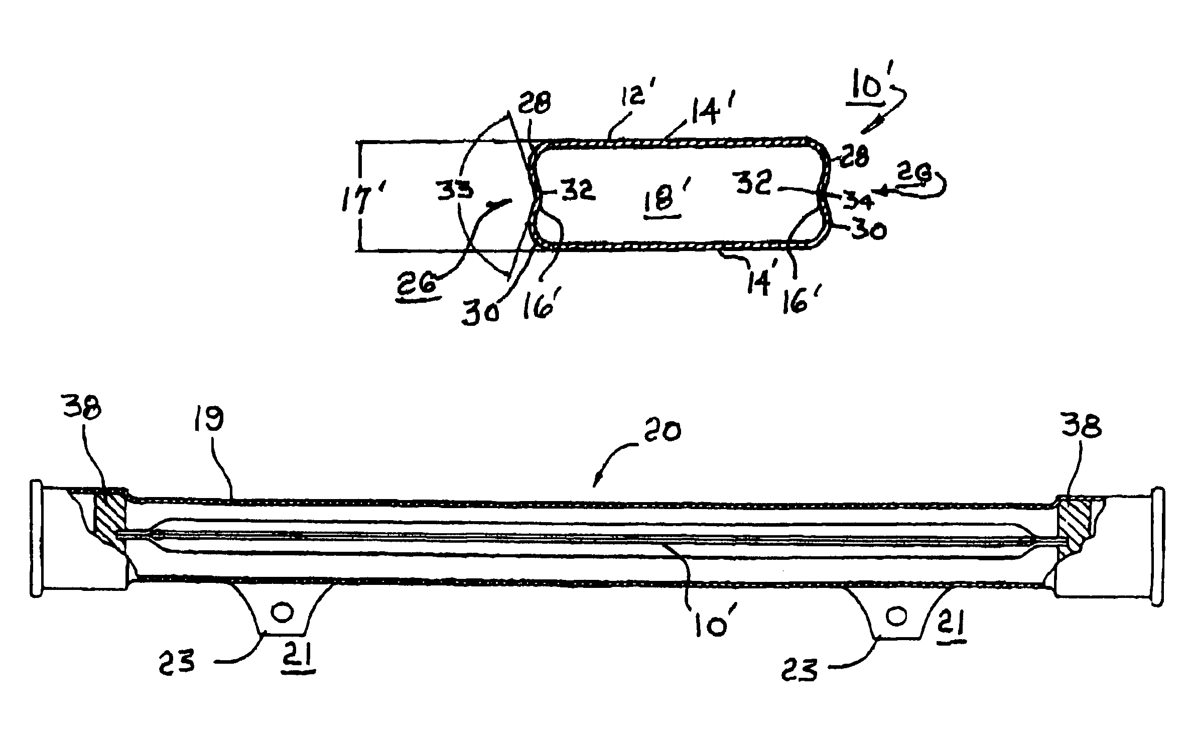 Fuel rail pulse damper with integral strengthening rib