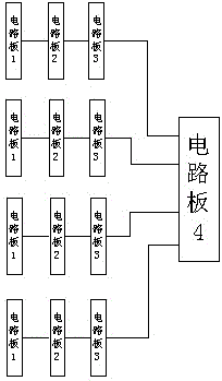 Parallel LED drive system based on three-dimensional display