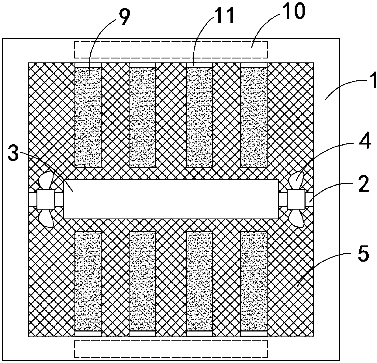 Anti-clogging gauze window with humidifying function