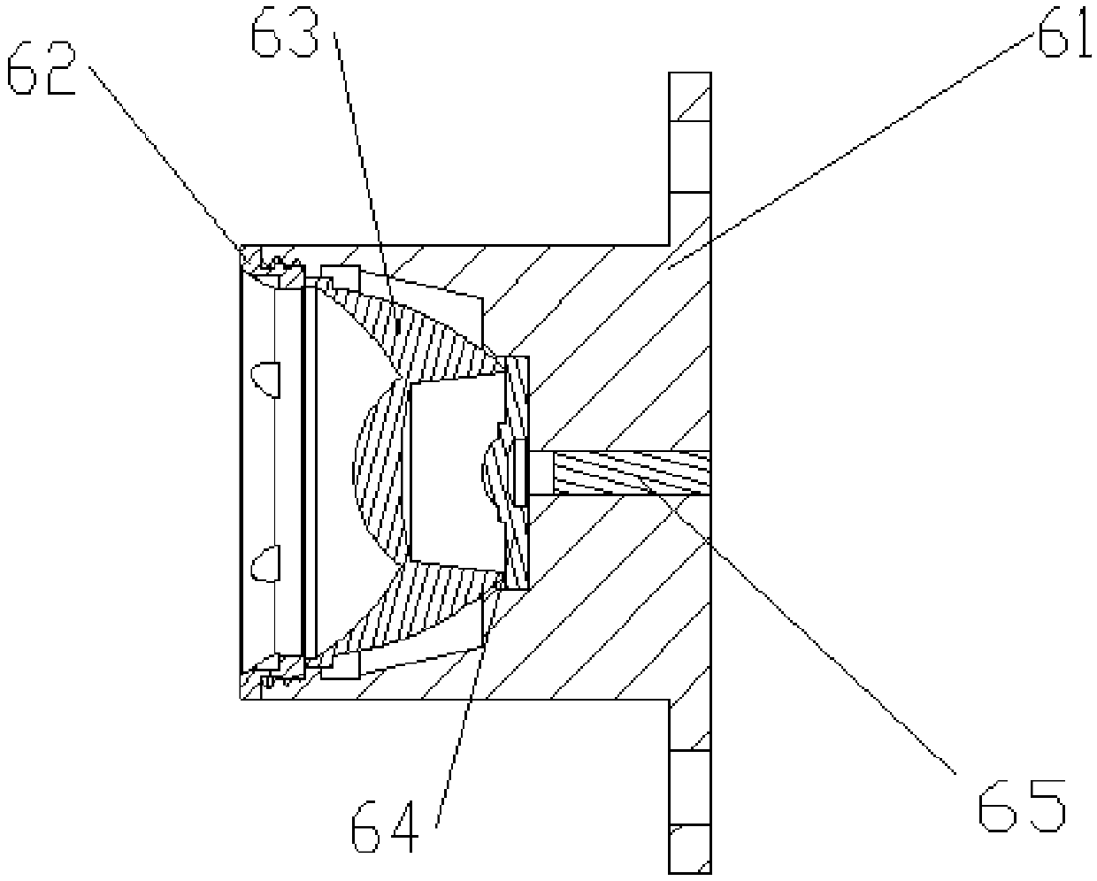 Laser projection lamp