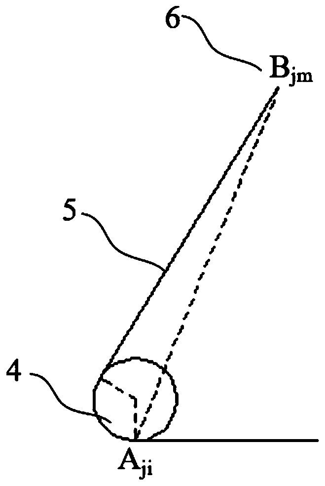 Industrial robot space pose measuring mechanism and measuring method based on stay wire rotation sensor