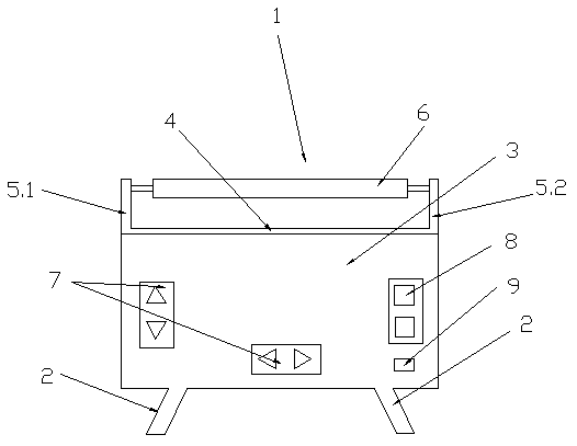 Negative pressure portable disassembling device for mobile phone