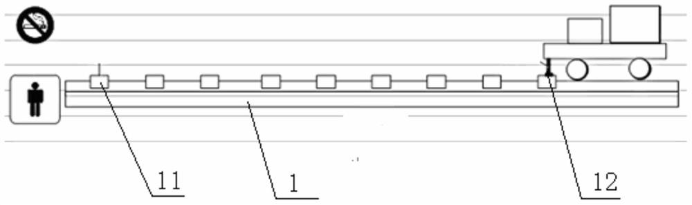 A mobile visibility calibration system and calibration method